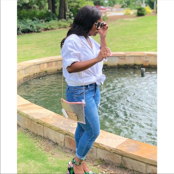 LUXEE VILLE Stacy Pink Transparent Shoulder Bag - Picture 3 of 8